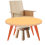 Handmade chairs, tables, stools