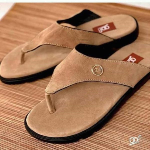 Suede Thong Slide — "The Desert Drift"