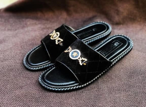 Quilted Velvet Emblem Slide — "The Velvet Crown" Quilted Velvet Emblem Slide — "The Velvet Crown"