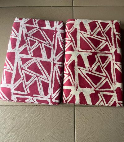 Red color batik