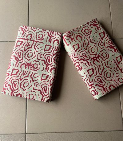 Multi-pattern red batik