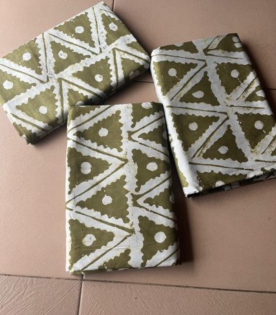Brown Triangle Pattern batik