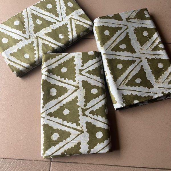 Brown Triangle Pattern batik