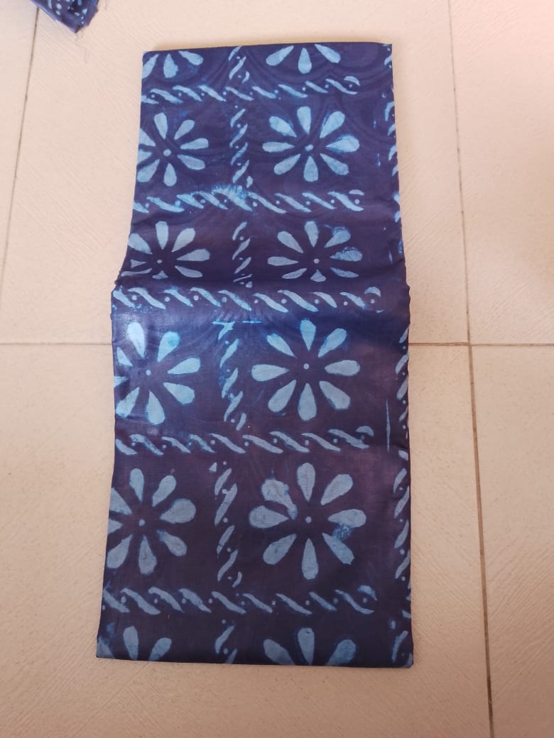 Flowery pattern adire Flowery pattern adire