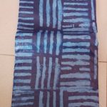 Bar shaped pattern adire