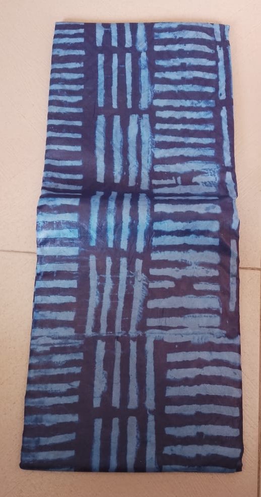 Bar shaped pattern adire Bar shaped pattern adire