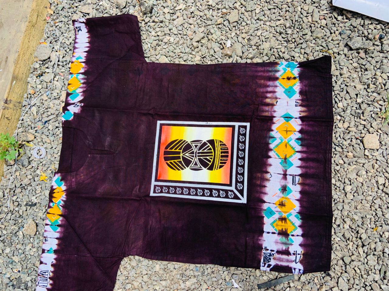 Brown Adire shirt Brown Adire shirt