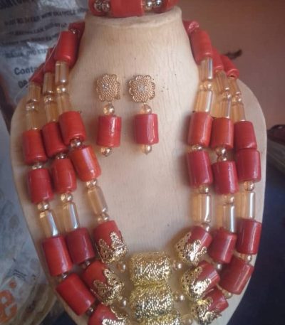 Red Neck Bead for the Princess