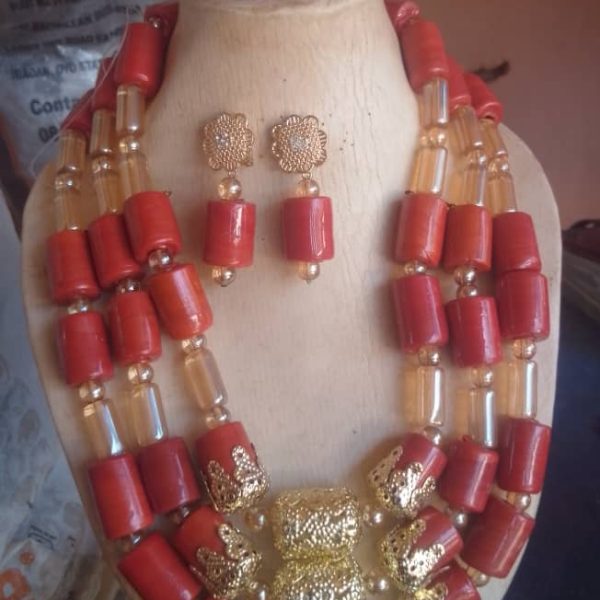 Red Neck Bead for the Princess