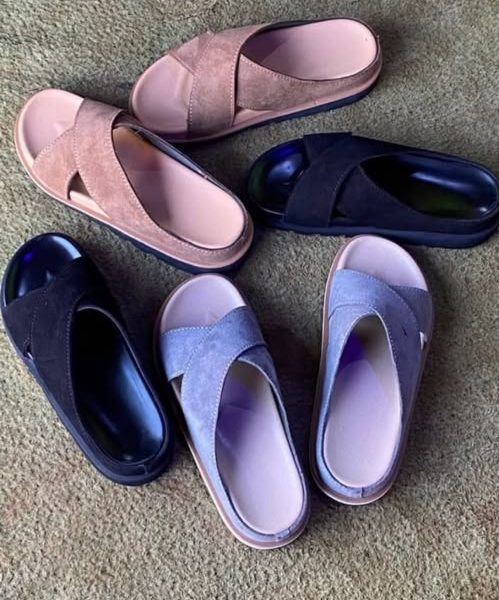 Criss-Cross Suede Slides — Effortless Comfort, Elevated Style