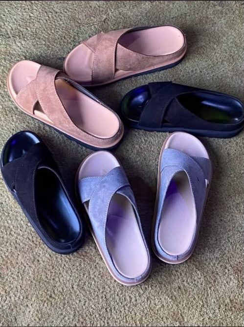 Criss-Cross Suede Slides — Effortless Comfort, Elevated Style Criss-Cross Suede Slides — Effortless Comfort, Elevated Style