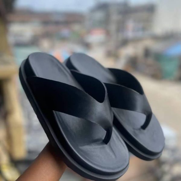 The Zenith Leather Slide